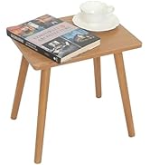 AWASEN Mid Century Modern Side Table, Small End Drink Table for Living Room Bedroom Office Small ...