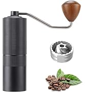 Yuehuam Manual Coffee Grinder, Capacity 30g, Stainless Steel Burr, Handheld Portable Coffee Bean ...