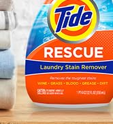 Tide Laundry Stain Remover with Oxi, Rescue Clothes, Upholstery, Carpet and more from Tough Stain