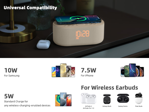 alarm clocks for bedrooms