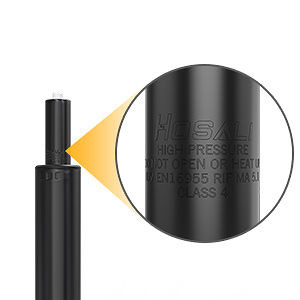 gas lift cylinder black