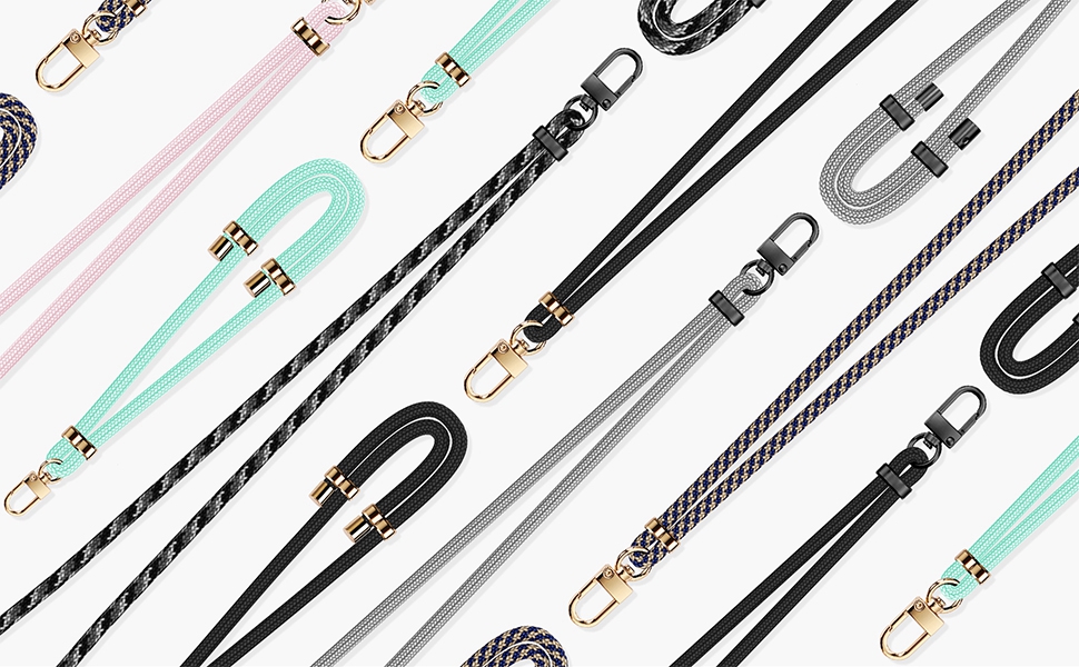 All colors of lanyards