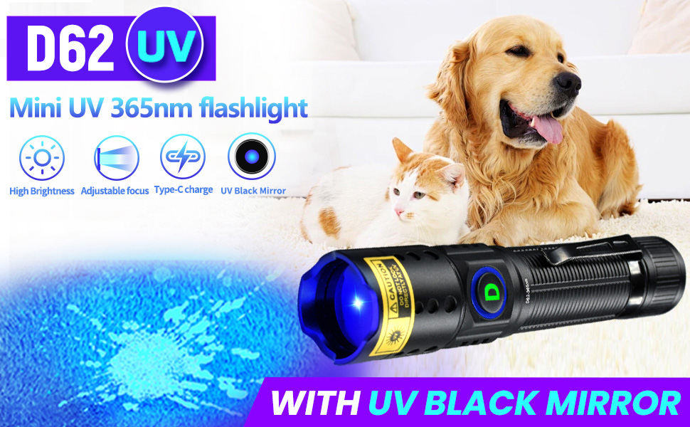 UV Flashlight 365nm
