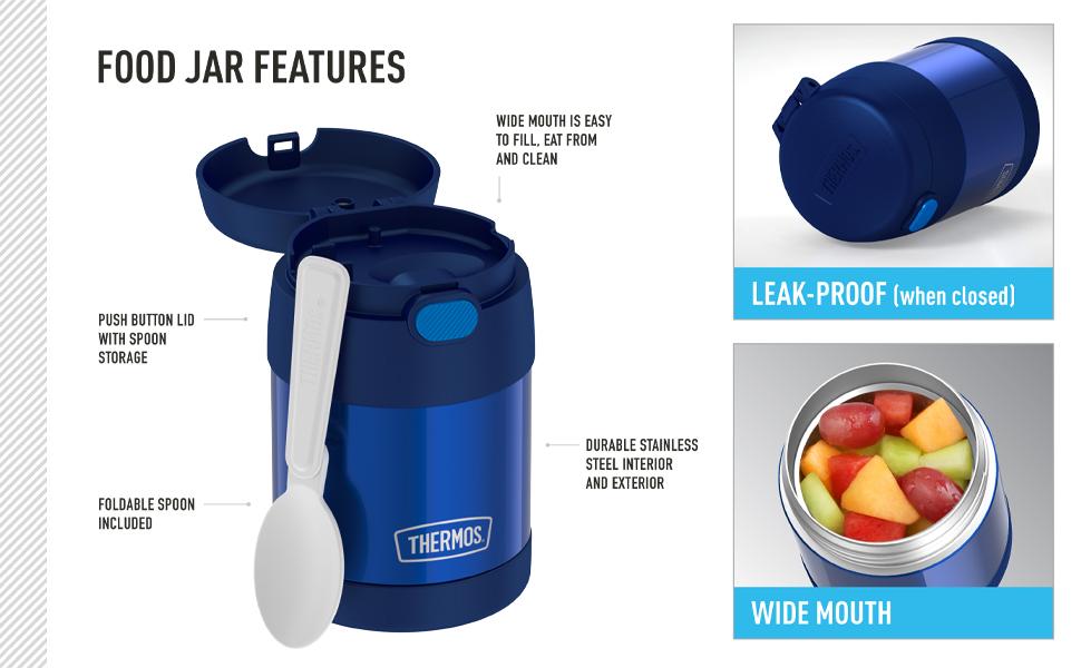 Thermos Funtainer Stainless Steel Kids lunch to-go, soup container, hot or cold lunchbox