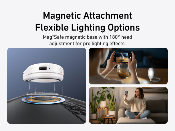 magnetic selfie light for iPhone