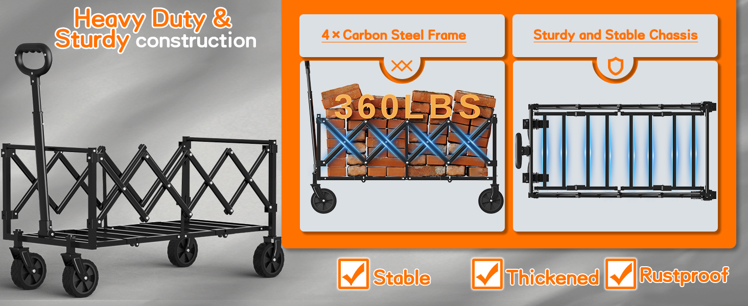 Wagons Carts Foldable