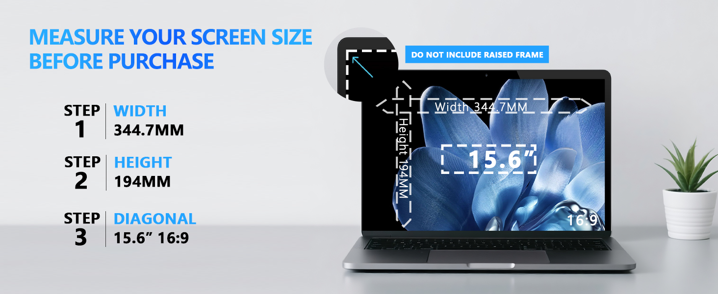 privacy screen for laptop 15.6 inch
