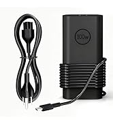 100W USB C Charger Replacement for Dell Latitude 5540 5440 7440 5340 7340 7640 9440 2-in-1, Preci...