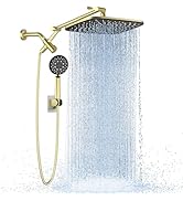 Veken 11.8" Rain Shower Head with Handheld, High Pressure Handheld Shower with Multi Spray Modes,...