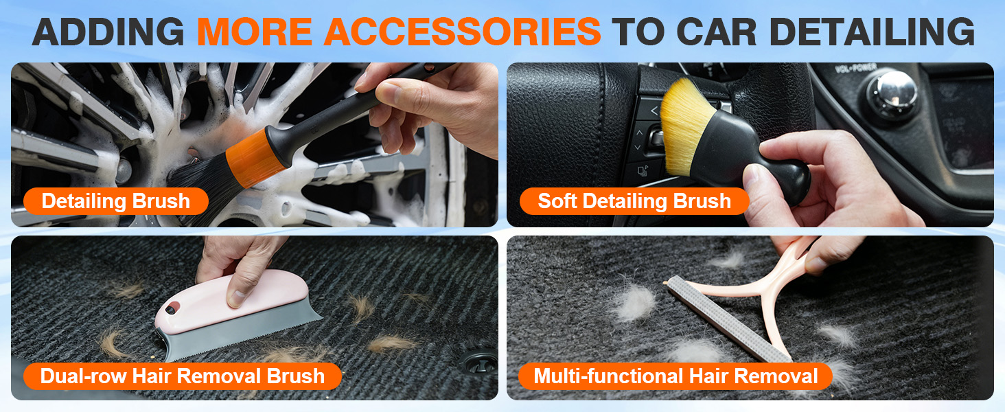 inside car cleaning kit