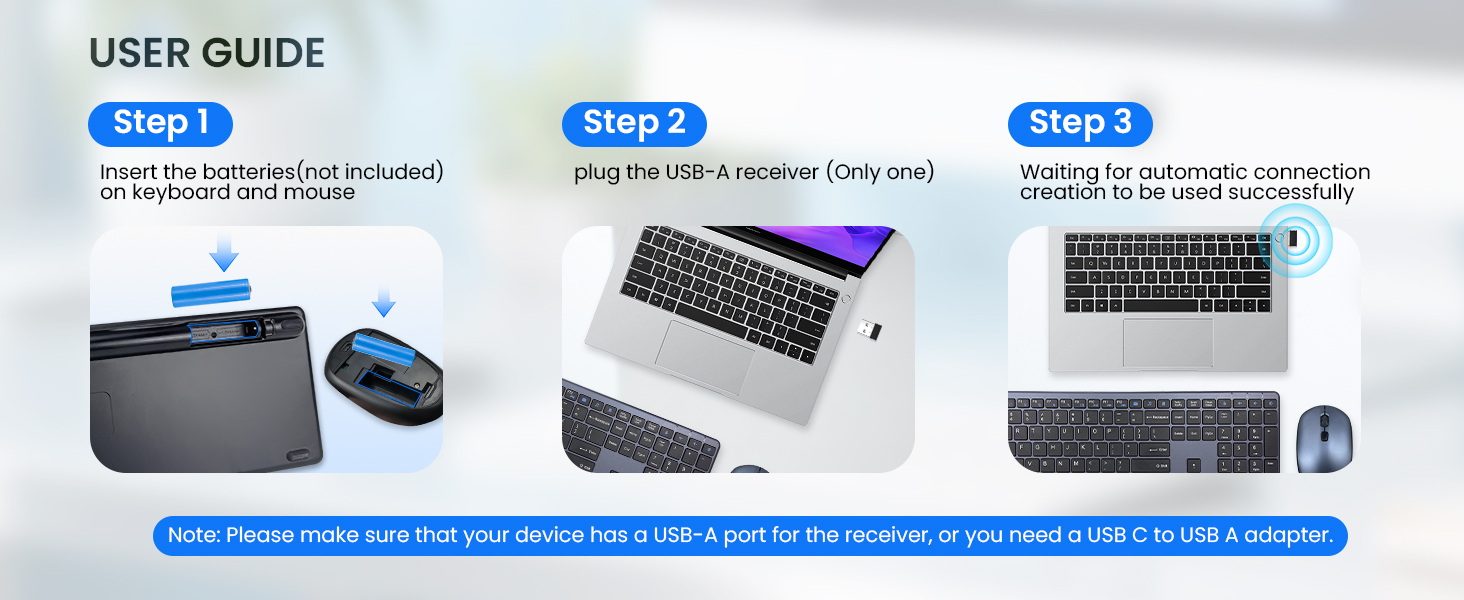 Wireless Keyboard and mouse