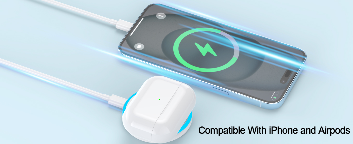 Compatible With iPhone and Airpods