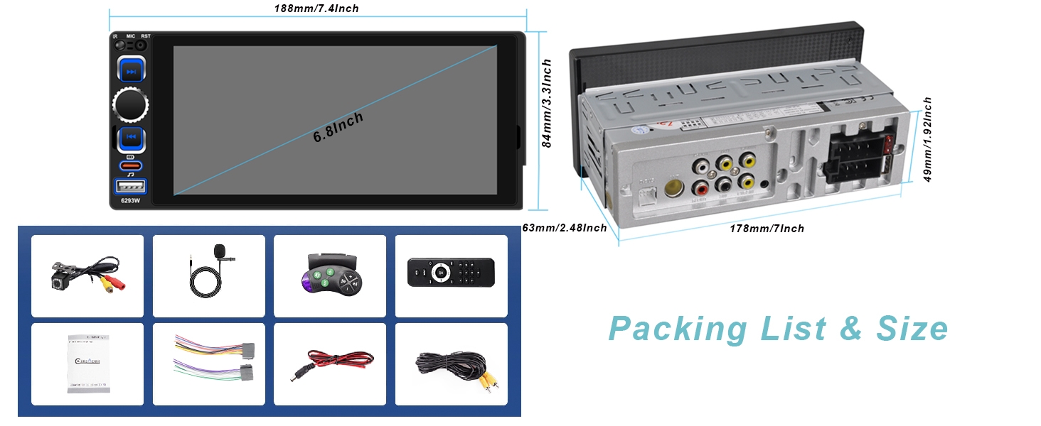 Packing List &amp;amp; Size
