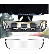 Car Angel View Mirror,Car Rear View Mirror with Large Size for Reducing Blind Spots Wide Rear Vie...