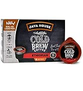 JAVA HOUSE Authentic Cold Brew Coffee, Ethiopian, K-Cup Coffee Pods (12 Count)