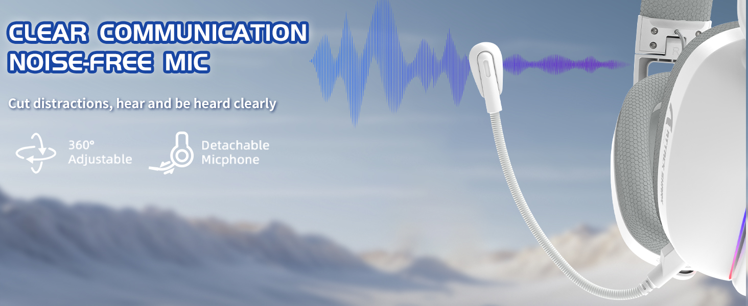 ATTACK SHARK L90 Ultralight Wireless Gaming Headset