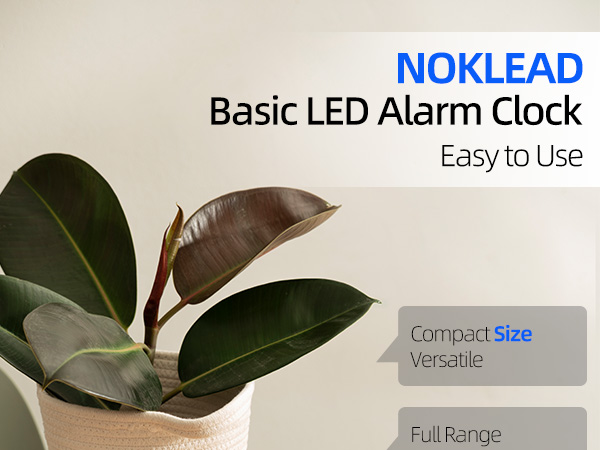 NOKLEAD Basic LED Alarm Clock s