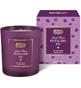 Old World Christmas Dark Rum Pistachio Fig Candle, Hand-Poured 8?oz Soy Wax Blend with Cocoa, Fig...