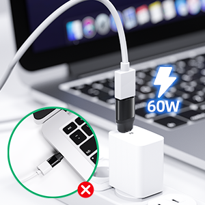 magnetic usb to usb c male adapter