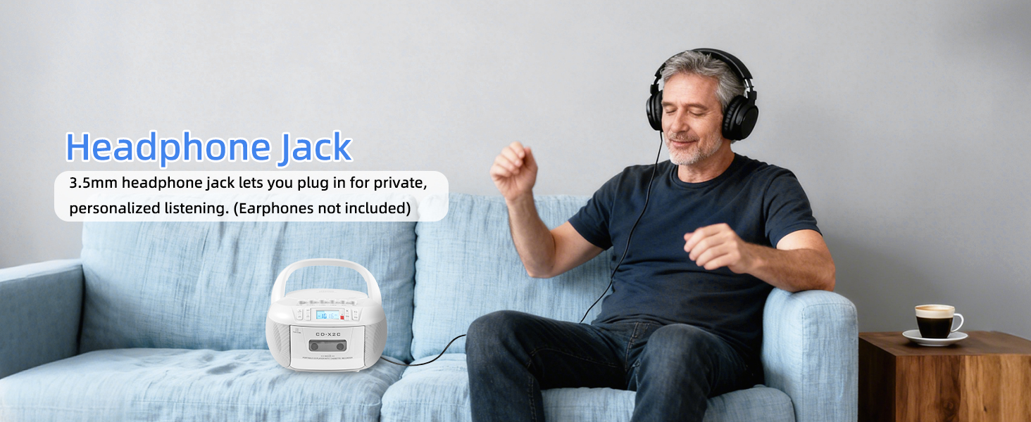 CD and Cassette Player