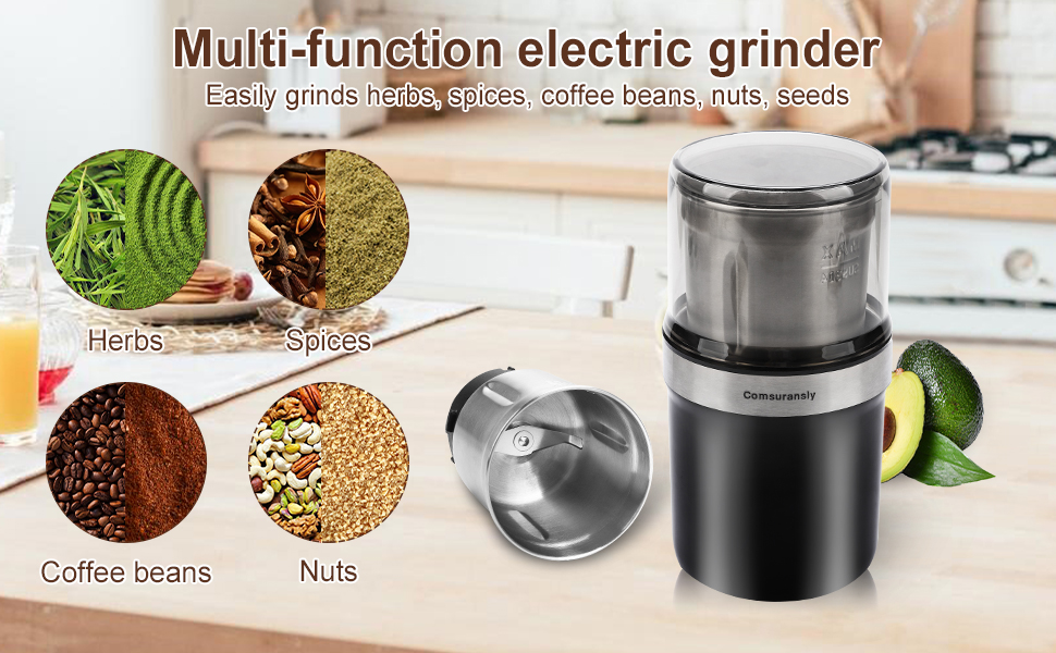 Multi-function electric grinder