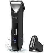 Zesuti 2-in-1 Manscape Trimmer for Men,Body &amp; Groin Hair Trimmers for Men,Bikini Trimmer Women- W...