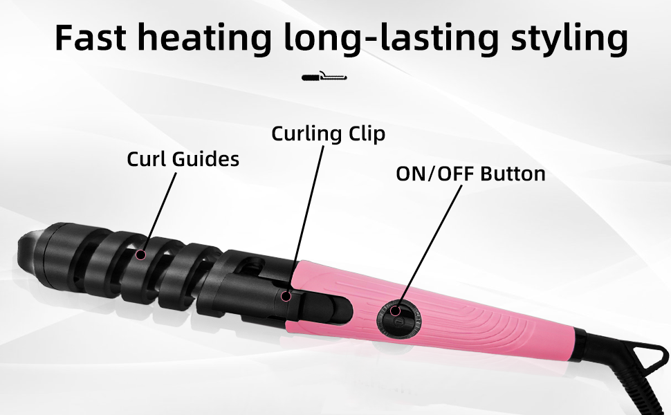 Anti-scalding curling iron