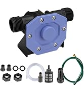 KITLUCK Hand Drill Pump, 750GPH Drill Powered Water Transfer Pump with Water Hose, Oil Tube and A...