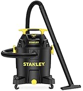Stanley SL18701P-10A Wet/Dry Vacuum,10 Gallon 6.0 Peak HP, 10Gallon, Black