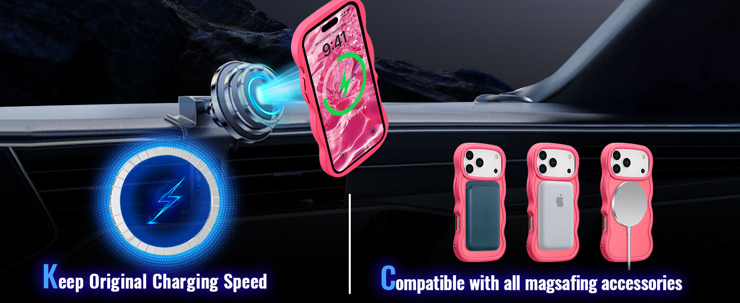 Cute Clear Case for iPhone 13/14/15, Wavy Ribbon Bow Case Pretty Aesthetic Case Cute Curly Case