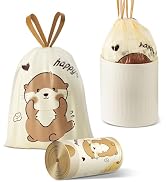 VOK 4 Gallon Trash Bags with Otters Printed, Drawstring Small Garbage Bags, Tear-Resistant &amp; Odor...