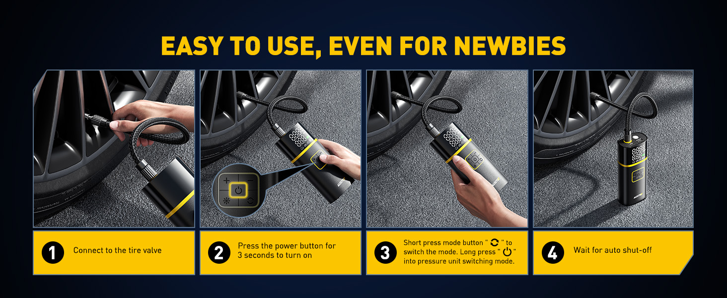 tire inflator portable air compressor