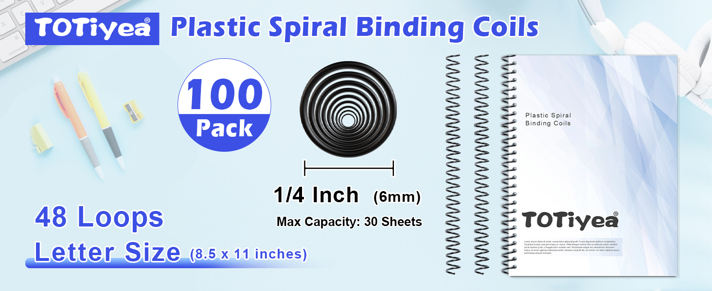 Plastic Spiral Binding Coils