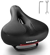 ROCKBROS Bike Seat Cushion for Men Women with Dual Shock Absorbing Ball Memory Foam - Ergonomic B...