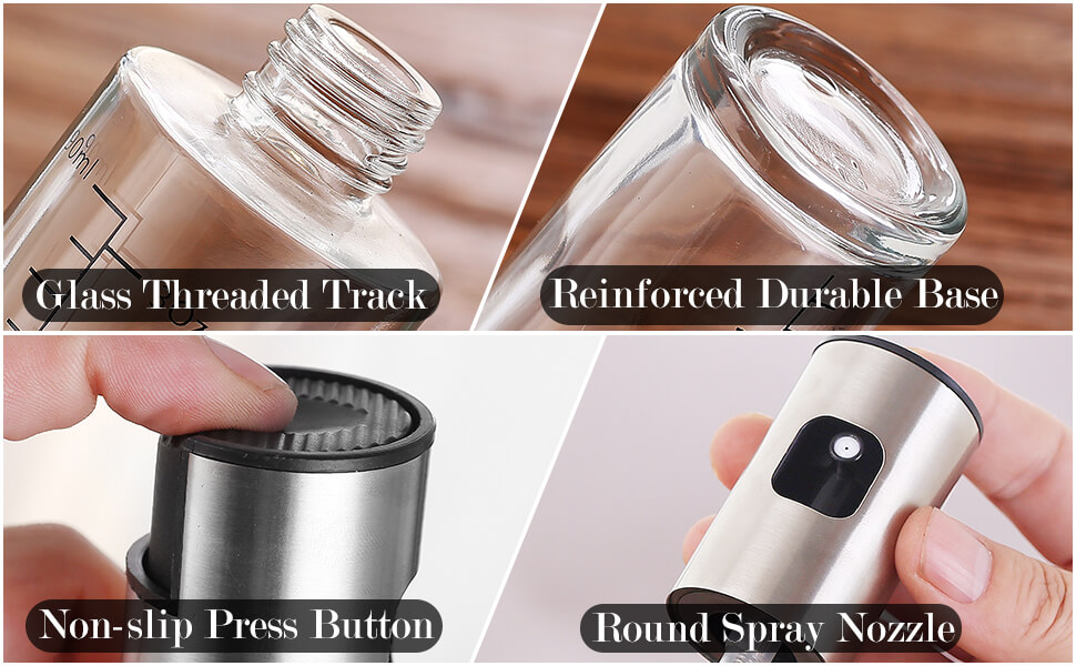 Oil Sprayer for Cooking,100ml Olive Oil Spritzer,Oil Sprayer for Air Fryer, Salad,BBQ,Roasting