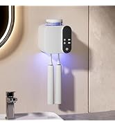 Electric Toothbrush Holders with Smart Drying and Cleaning,Toothbrush Holders for Bathrooms with ...