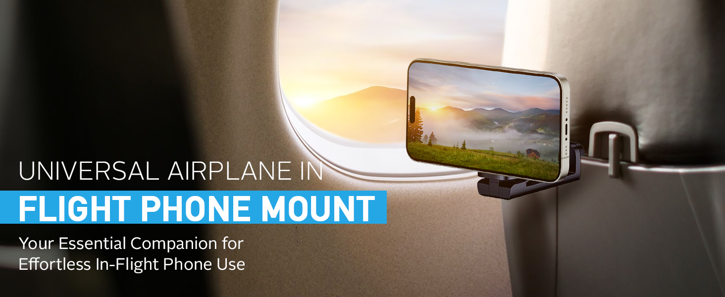 Universal Airplane in Flight Phone Mount