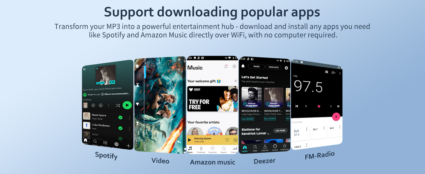 Support downloading popular apps