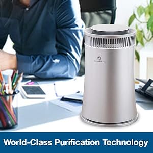 Air Purifier for Home Allergies Pets Hair in Bedroom H13 True HEPA Filter Filtration System Cleaner