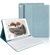 aMZCaSE iPad Pro 9.7 Inch Case with Keyboard for iPad 6th Generation(2018),iPad 5th Generation(20...