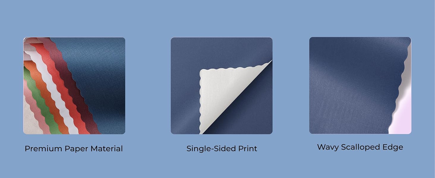 Wavy Scalloped Edge