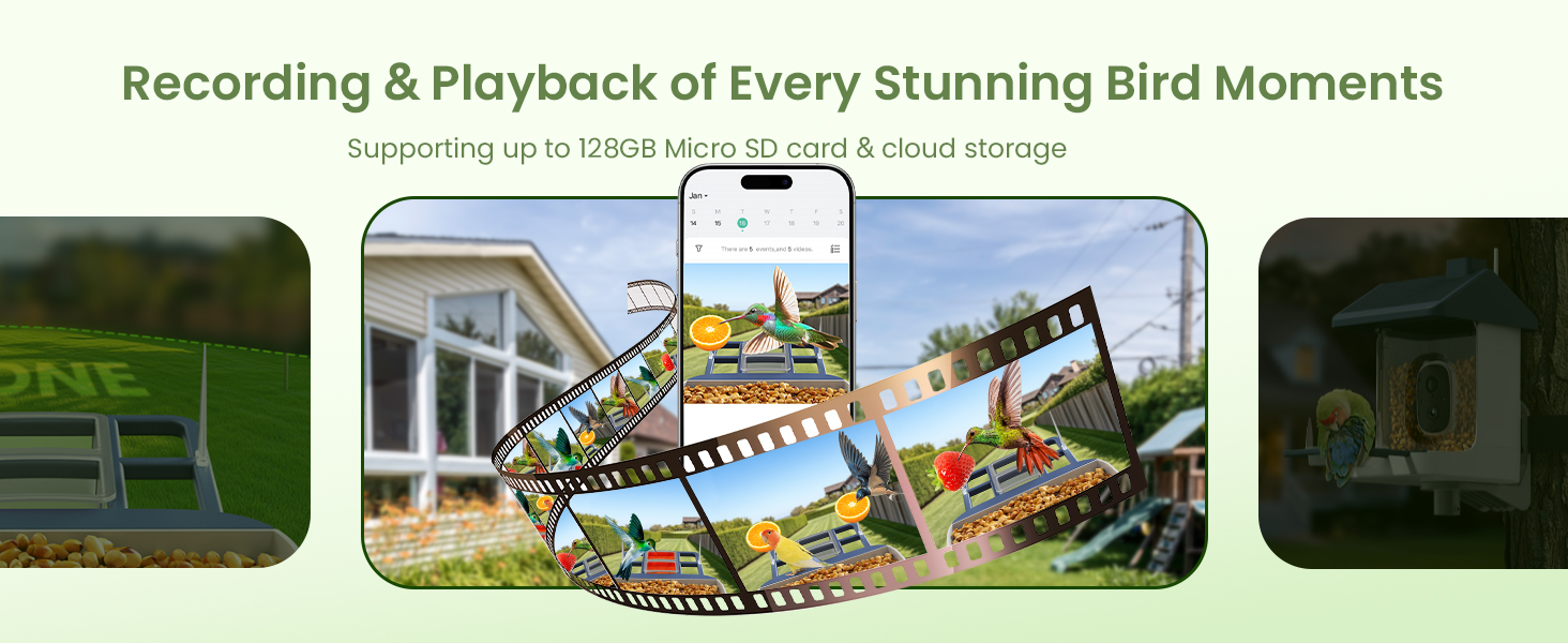 bird houses with live camera