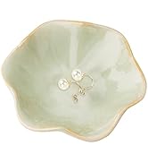 Ceramic jewelry dish,leaf jewelry tray key tray,small ring dish holder Jewelry Plate trinket tray...