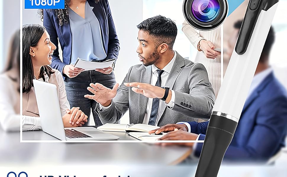 pen cameras with audio and video