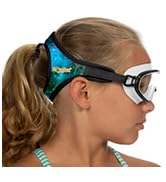 Frogglez Youth Wide View Anti-Fog Crystal Clear Swim Goggle Mask for Kids under 10 (Ages 4-10)