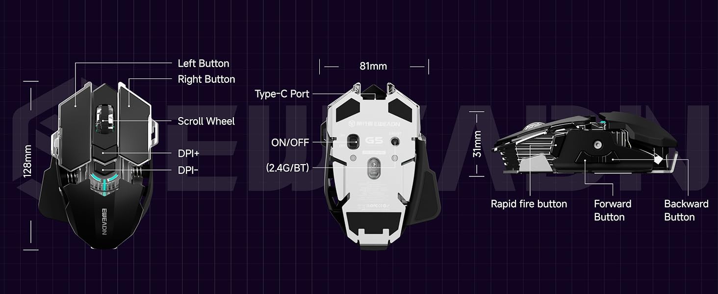 wireless gaming mouse mouse wireless mouse gaming mouse black mouse bluetooth mouse computer mouse