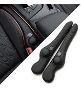 WAYAYKA Inflatable Car Seat Gap Filler Strip - 2Pcs Leather Foldable Seat Gap Plug Blocker,Stop D...