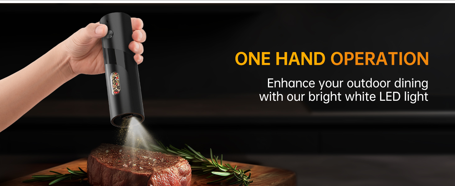 electric salt and pepper grinder