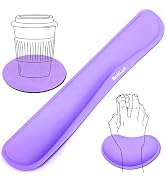 BamLue Keyboard Wrist Rest, BamLue Memory Foam Pad Set for Easy Typing &amp; Pain Relief for Laptop, ...