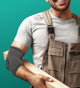 Modvel 2 Pack Elbow Brace - Golfer's Elbow Compression Sleeve Support for Joint Pain Relief, Reco...